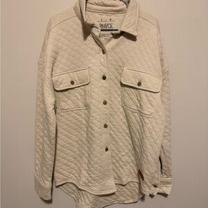 Royce Women's Cream Quilted Jacket